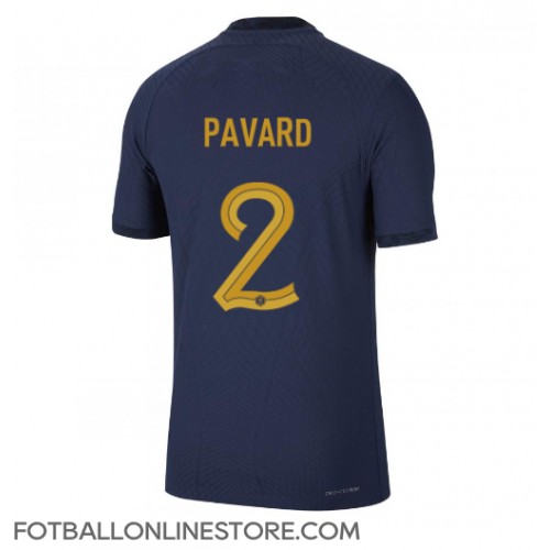 Billige Frankrike Benjamin Pavard #2 Hjemmetrøye VM 2022 Kortermet
